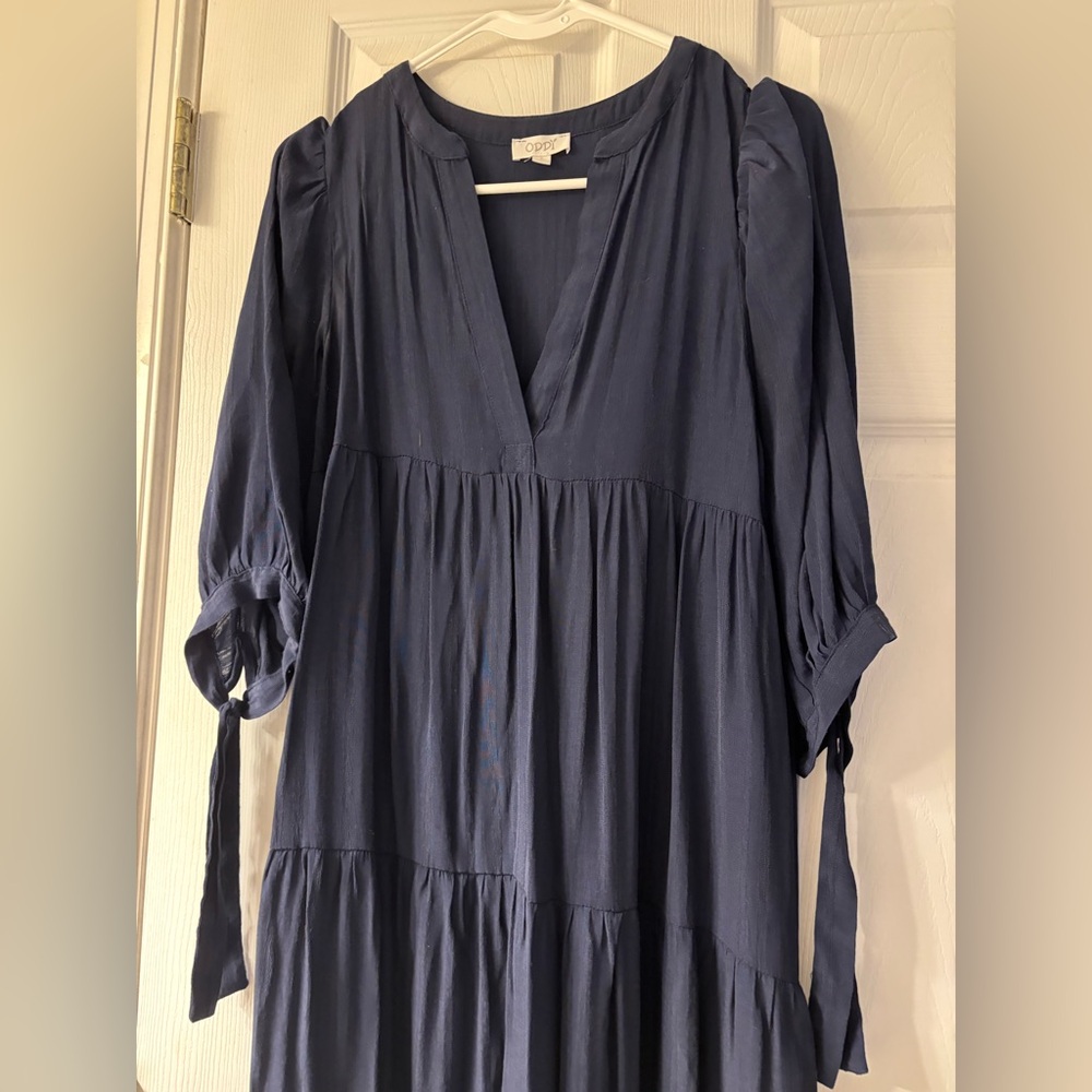 PinkBlush blue maxi